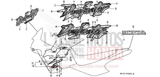 MARK (NX500P/R/650P/R) NX650P de 1993